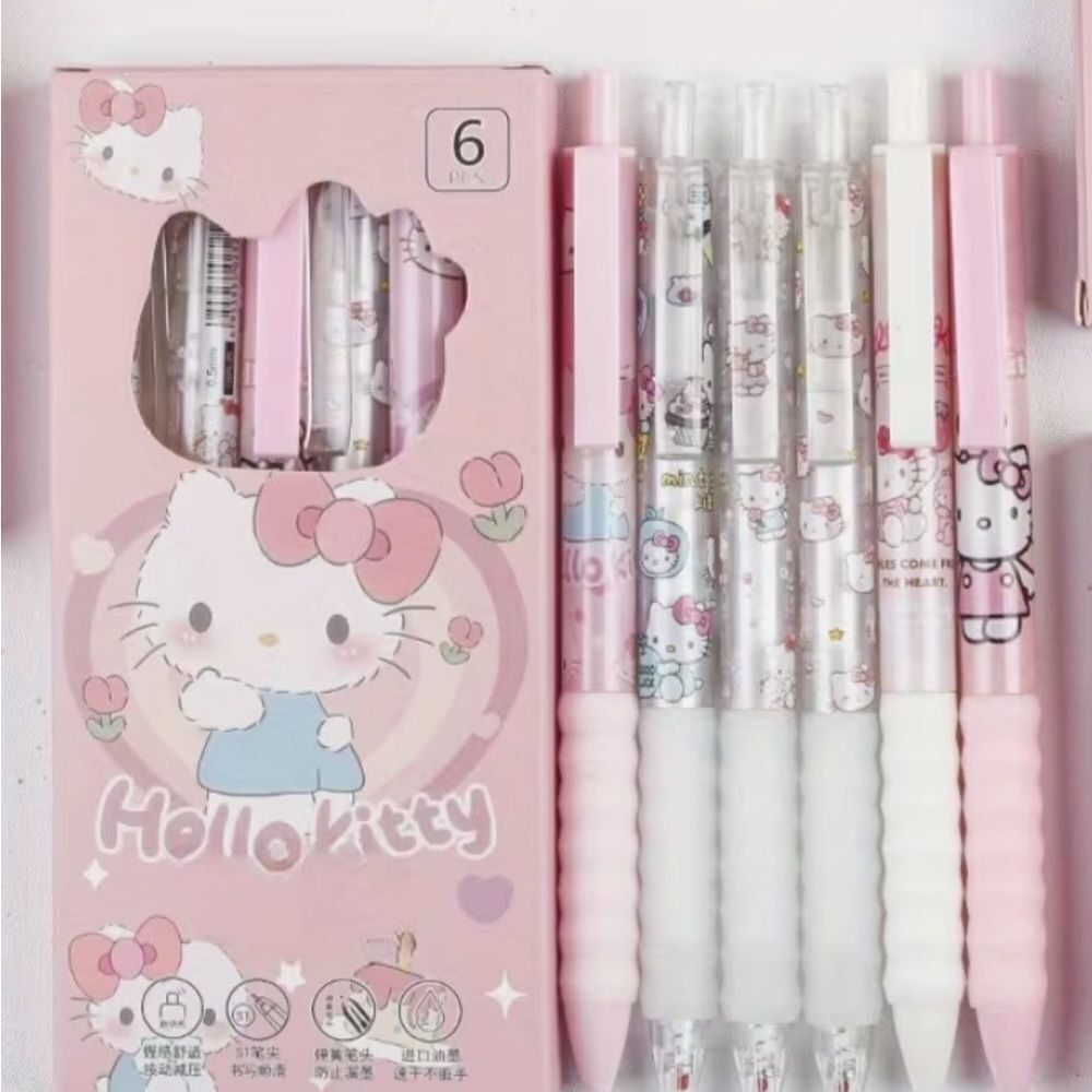 Hello Kitty Pink and White Pen Set